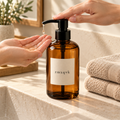 zmxqvk Amber Soap Dispenser