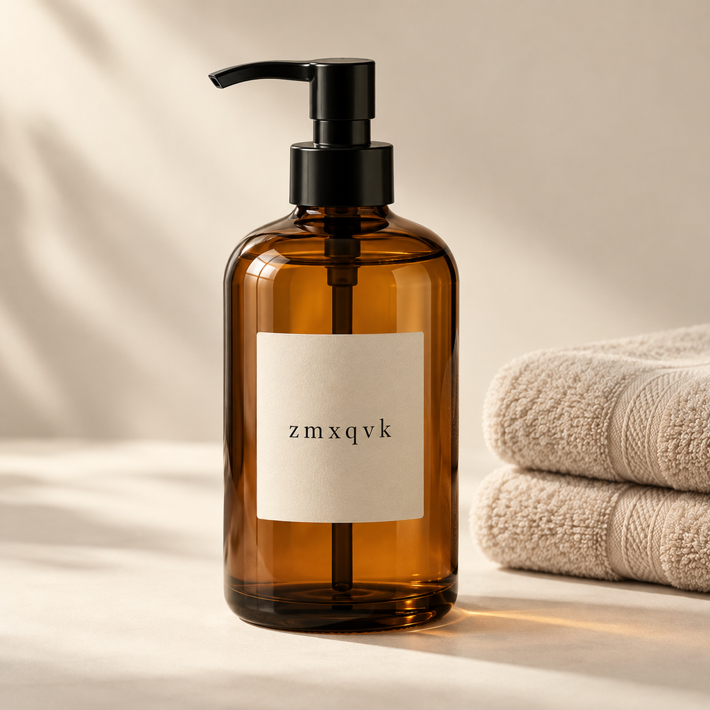 zmxqvk Amber Soap Dispenser